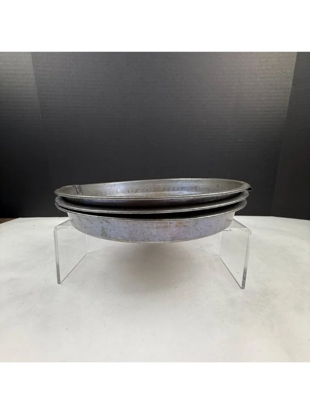 Vintage Ovenex Round Cake Pans with Slider Lot of 3